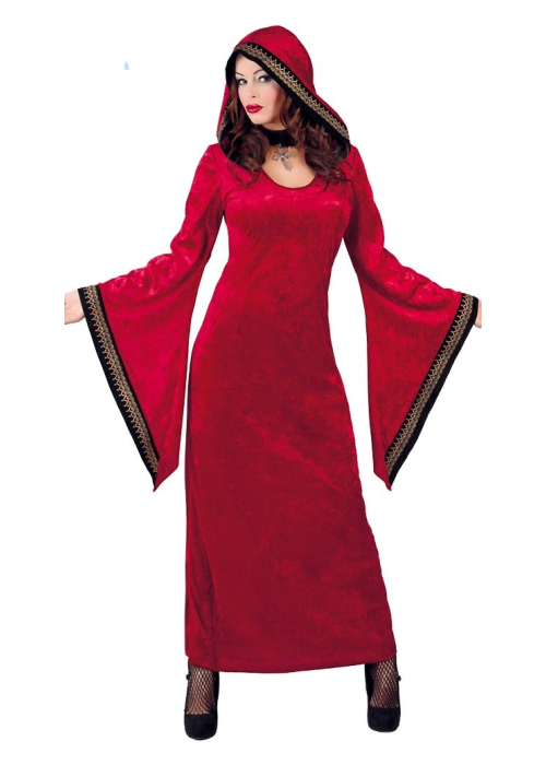 Disfraz de Hechicera Roja - Disfraces de Brujas y Hechiceros para Mujer