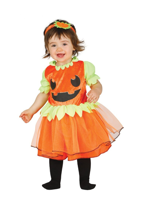 Disfraz de Calabaza Vestido Baby - Disfraces de Halloween y Terror