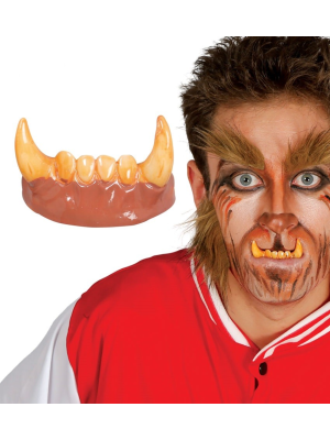 Dientes de Hombre Lobo - Complementos Halloween y Terror