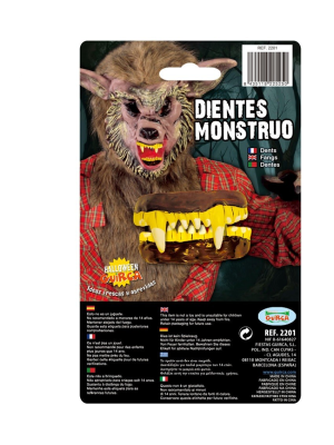 Dientes de Monstruo - Complementos Halloween y Terror