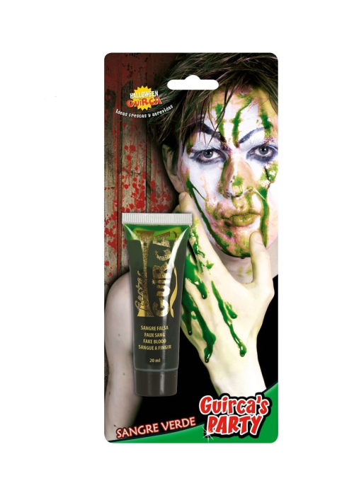 Sangre Falsa Verde - Maquillaje y Caracterizacion