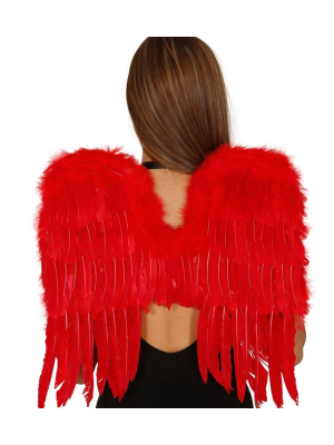 Wings Feathers Red 50cm