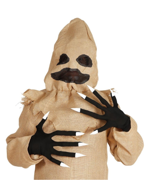 Guantes Negros con Dedos Largos - Guantes