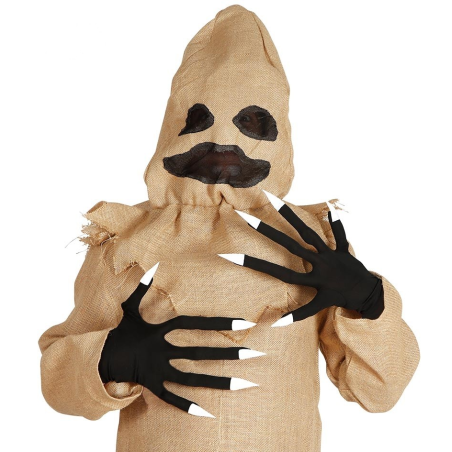 Guantes Negros con Dedos Largos - Guantes