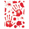 Set de Adhesivos de Sangre - Cuadros, Siluetas y Posters