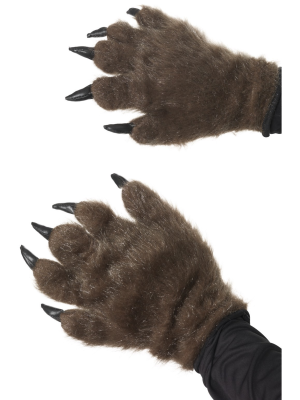 Guantes Peludos de Monstruo - Complementos de Hombres Lobo, Momias y Fantasmas