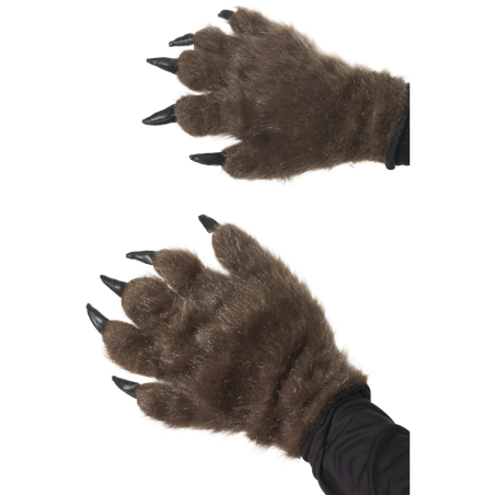 Guantes Peludos de Monstruo - Complementos de Hombres Lobo, Momias y Fantasmas