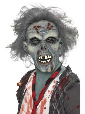 Máscara de Zumbi Cinza