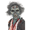 Mascara Zombie Gris - Mascaras y Antifaces
