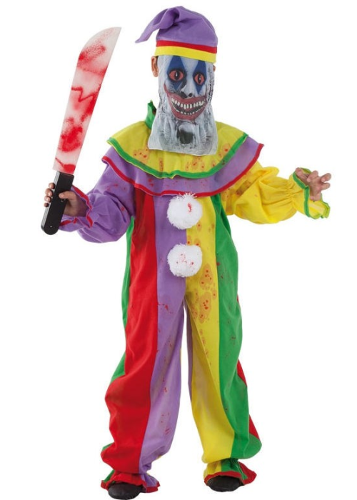 Disfraz de Payaso Maligno - Disfraces de Halloween Infantiles