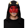 Mascara de Demonio con Capucha sin Barbilla - Mascaras y Antifaces
