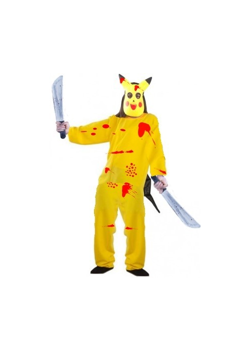 Disfraz de Chinchilla Pikachu Asesino Infantil - Disfraces de Halloween Infantiles