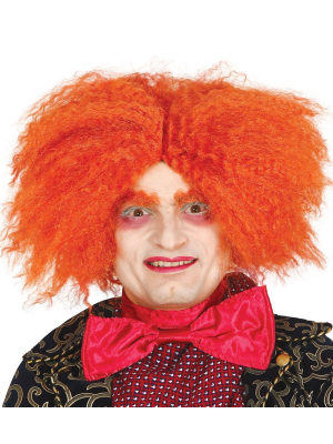 Peluca Sombrerero Naranja - Pelucas