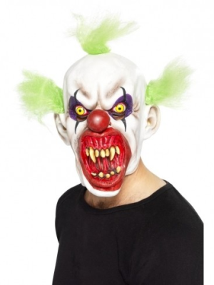 Mascara Payaso Asesino Verde - Mascaras de Payasos Asesinos
