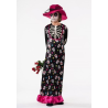 Disfraz de Catrina Largo Infantil - Disfraces Mexicanos