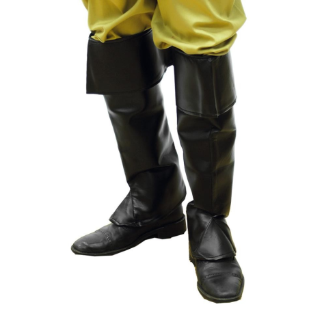 Cubrebotas Negro - Complementos para Disfraces