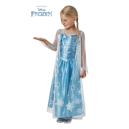 Disfraz de Elsa Frozen con Capa Classic Infantil - Disfraces de Frozen