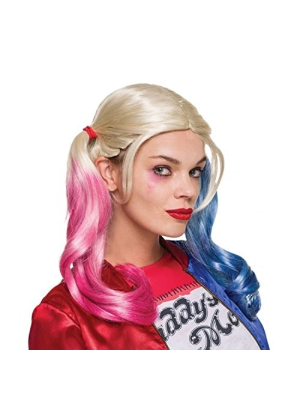 Comprar Peluca Coletas Harley Quinn - Complementos de Joker y Joker Baby