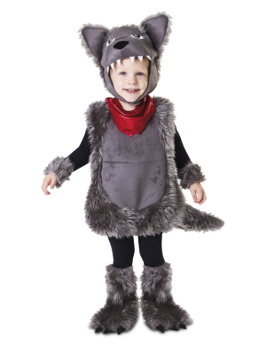 Disfraz de Lobo Peluche Bebe - Disfraces de Animales Bebes