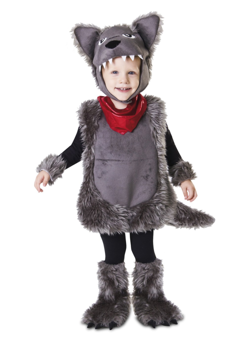 Disfraz de Lobo Peluche Bebe - Disfraces de Animales Bebes