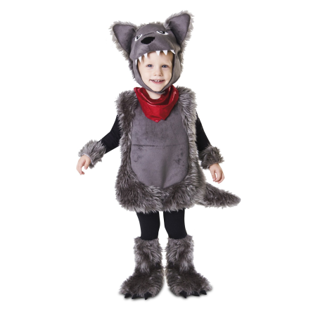 Disfraz de Lobo Peluche Bebe - Disfraces de Animales Bebes