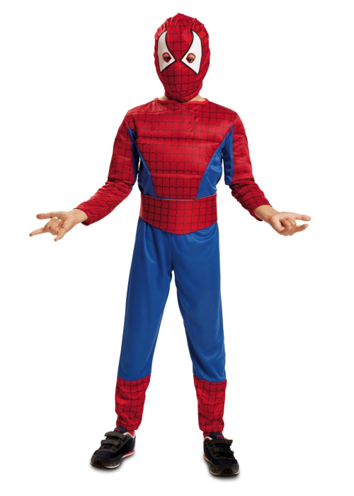 Disfraz de Spider Heroe Musculoso Infantil - Disfraces de Superheroes para Niños