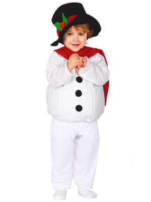 Disfraz de Muñeco de Nieve Bebe - Disfraces Navideños para Bebes