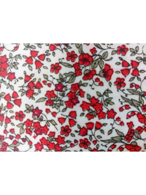 Pañuelo de Flores Rojo y Gris - Pañuelos y Delantales Regionales