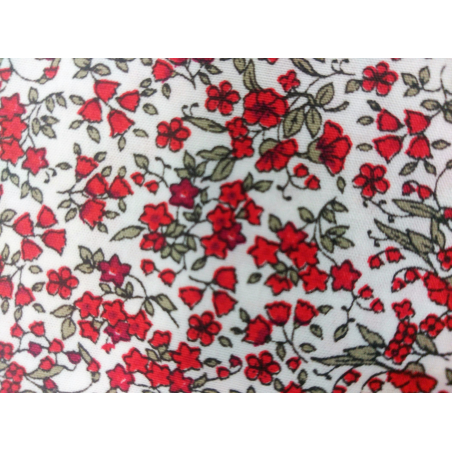 Mocador de Flors de color Vermell i Gris