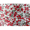 Pañuelo de Flores Rojo y Gris - Pañuelos y Delantales Regionales