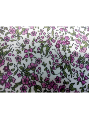 Pañuelo de Flores Rosa y verde - Pañuelos y Delantales Regionales