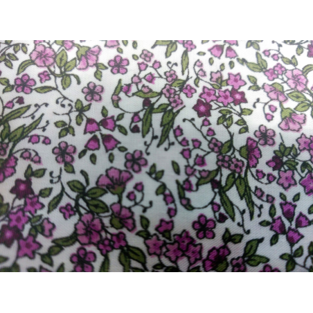 Pañuelo de Flores Rosa y verde - Pañuelos y Delantales Regionales