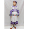 Conjunto Casera Raya Fina Morada - Trajes Neska - Baserritarra Niña