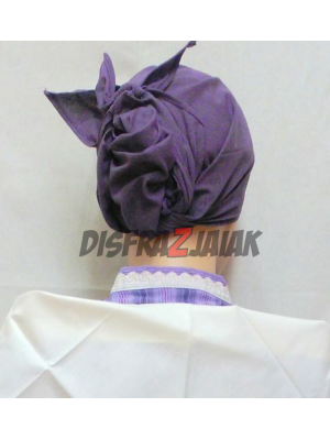 Conjunto Casera Raya Fina Morada - Trajes Neska - Baserritarra Niña