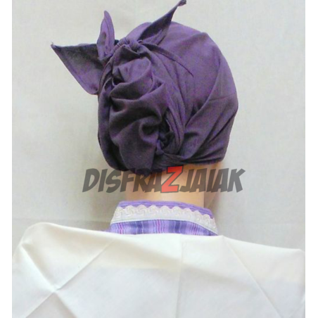 Conjunto Casera Raya Fina Morada - Trajes Neska - Baserritarra Niña