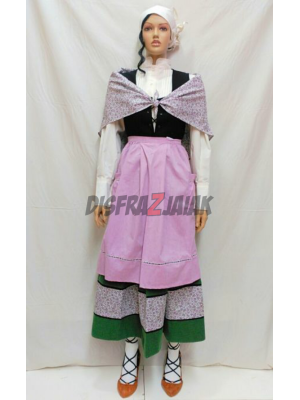 Comprar Conjunto Casera Flores Verde Corpiño - Trajes Neska o Baserritarra Mujer