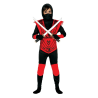 Vestit de Ninja Negre i Vermell Nen