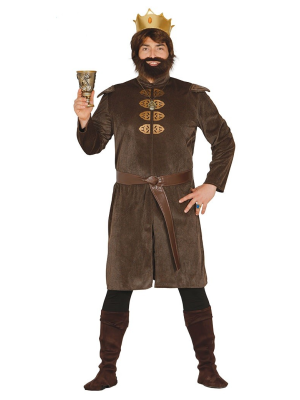 Le Costume comme un Roi sur le Trône