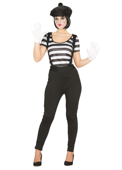 Comprar Disfraz de Mimo Mujer - Disfraces de Circo Comprar Disfraz de Mimo Mujer - Disfraces de Circo