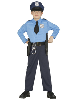 Comprar Disfraz de Policia Musculoso Infantil - Disfraces de Policias y Presos
