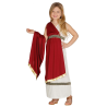 Disfraz de Romana Augusta Infantil - Disfraces de Romanos y Griegos