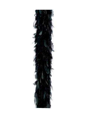 Boa Plumas Negra - Complementos años 20
