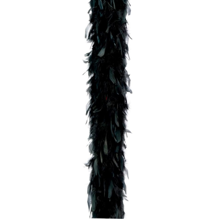 Boa Plumas Negra - Complementos años 20