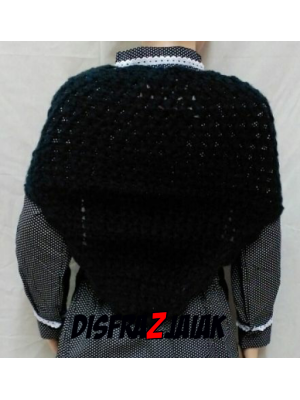 Comprar Toquilla Negra Punto Abierto - TRAJES REGIONALES