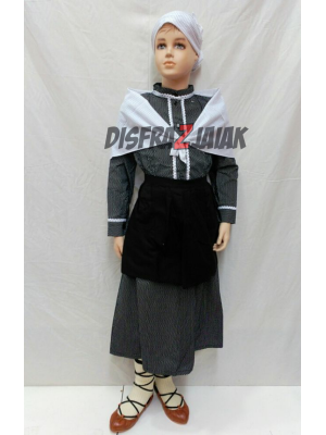 Conjunto Casera Motas - Trajes Neska - Baserritarra Niña