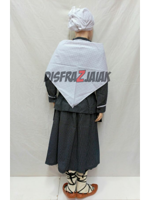 Conjunto Casera Motas - Trajes Neska - Baserritarra Niña