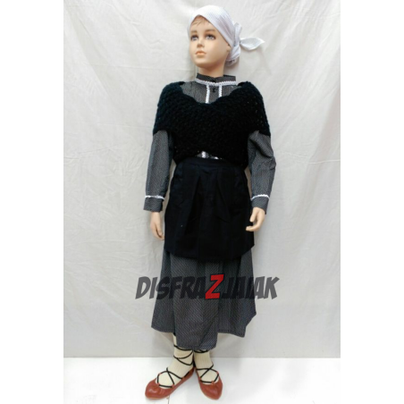 Conjunto Casera Motas - Trajes Neska - Baserritarra Niña