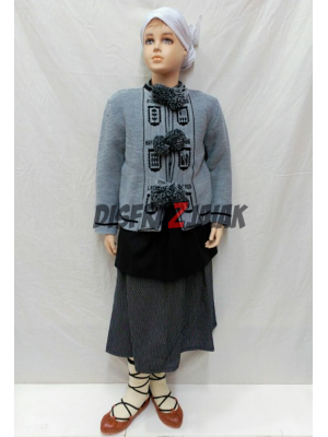 Conjunto Casera Motas - Trajes Neska - Baserritarra Niña