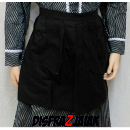 Comprar Davantal Curt Negre per només 10.50€ – vestit de Botiga en línia