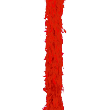Boa Plumas Roja - Complementos años 20